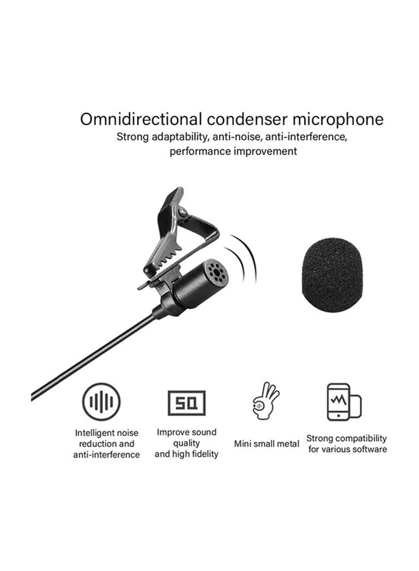 Boya Portable 2.4G Wireless Microphone, BY-WM4 PRO, Black