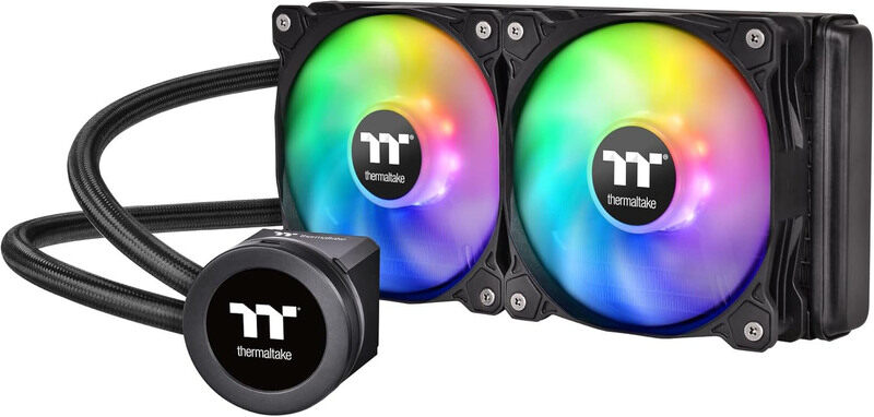 

Thermaltake Floe Ultra 240 RGB CPU Liquid Cooler - All-In-One Liquid Cooling System, Black