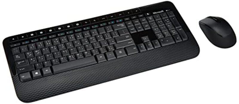 

Microsoft Wireless English Keyboard and Mouse, M7J-00028, Black