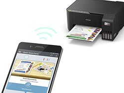 Epson EcoTank L3250 Home Ink Tank 3-in-1 Printer with WiFi and Smart Panel App Connectivity, Black