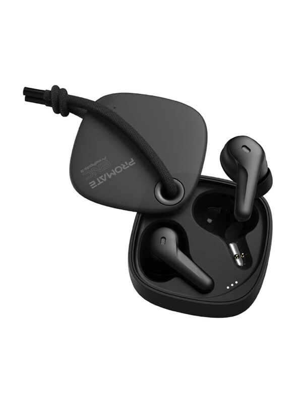 

Promate FreePods-3 Bluetooth Wireless In-Ear Earbuds with Noise Cancelling & Microphone, Black