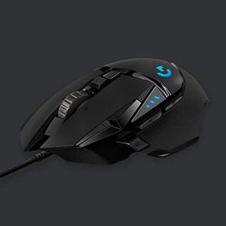 Logitech G Hero G502 High Performance Wired Gaming Mouse for PC, Black