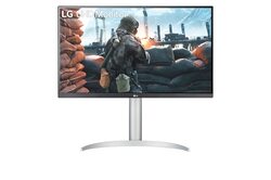 LG 27 Inch 4K HDR Display UHD LED Gaming Monitor with AMD FreeSync, IPS, 60Hz, 27UP650-W.AEK, Black/White