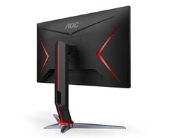 AOC 27 Inch Frameless IPS FHD LCD Gaming Monitor, 1ms, 144Hz, 27G2, Black/Red