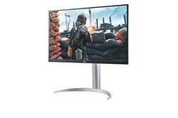 LG 27 Inch 4K HDR Display UHD LED Gaming Monitor with AMD FreeSync, IPS, 60Hz, 27UP650-W.AEK, Black/White