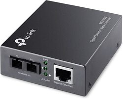 TP-Link Gigabit SFP to RJ45 Fiber Media Converter, MC210CS, Grey