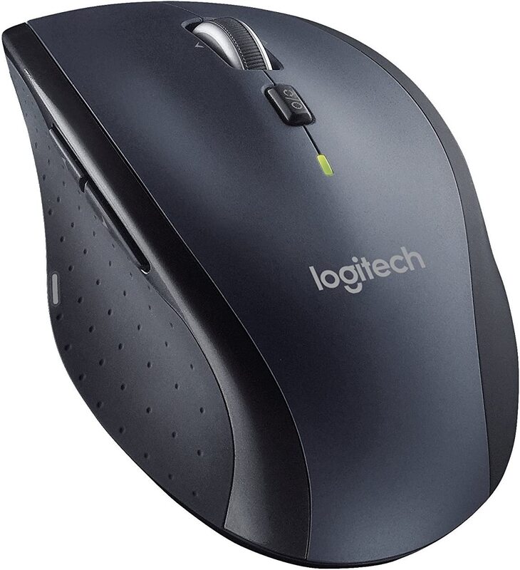 Logitech M705 Wireless Marathon Optical Mouse, Black