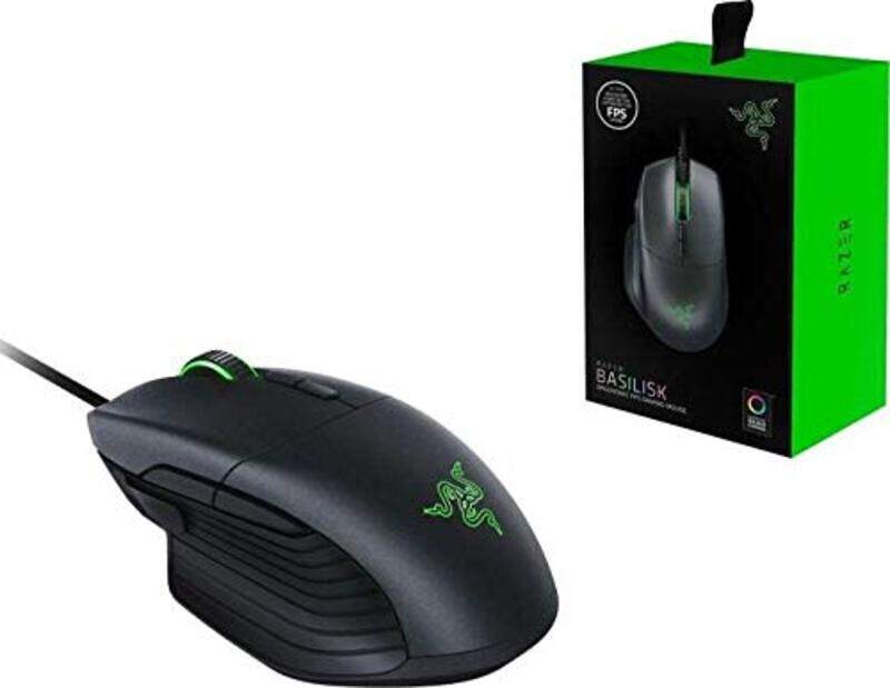 Razer Basilisk Chroma Enabled Rgb Fps Gaming Mouse for PC, Black