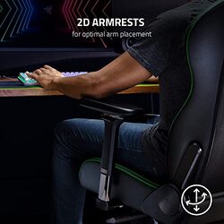Razer Enki X - Essential Gaming Chair for All-Day Comfort, Black/Green