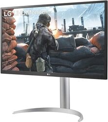 LG 27 Inch 4K 60Hz UHD IPS Gaming Monitor, 27UP550, White