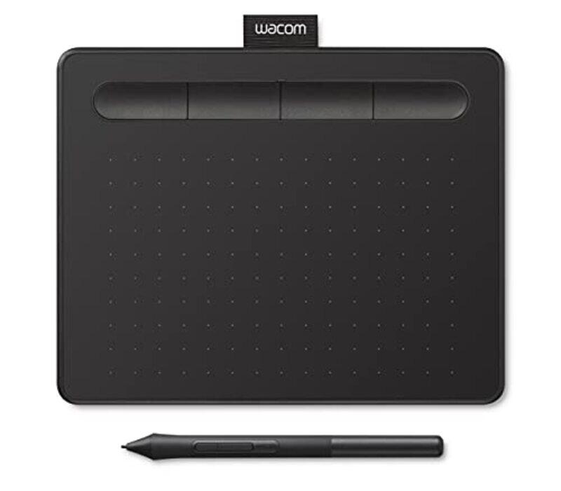 Wacom Intuos Small Digitizer USB Graphic Tablet, CTL-4100K-N, Black