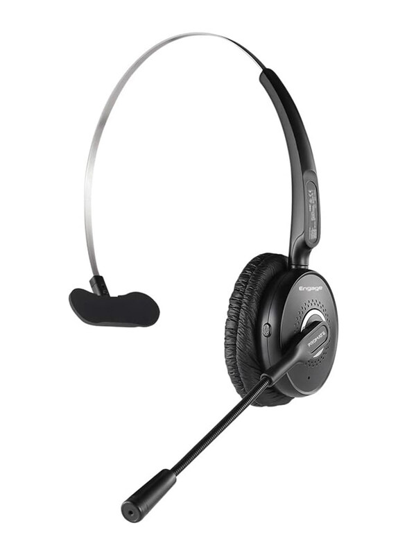 

Promate Wireless Over-Ear Noise Cancelling Headset, Black