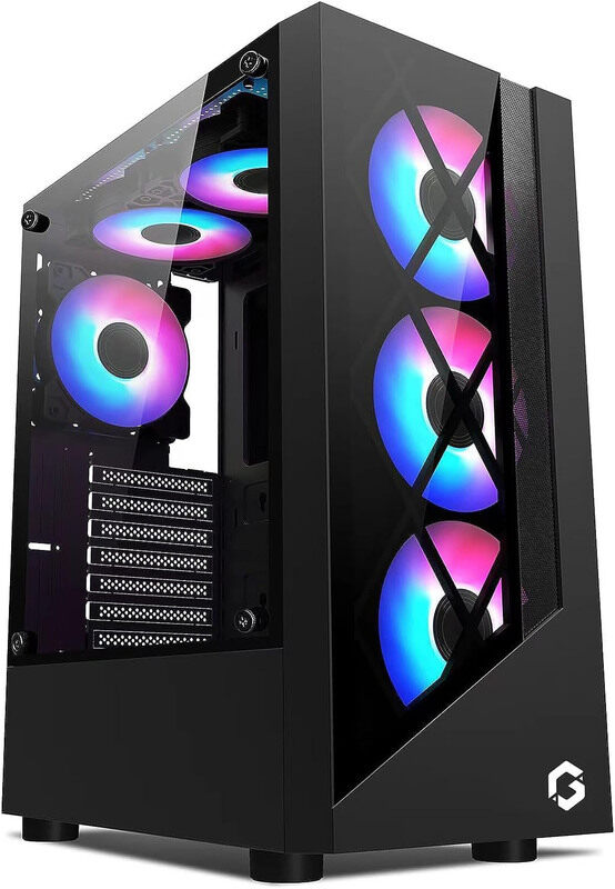 

Multiple Gameon Trident II G-Series Mid Tower Gaming Case, Black