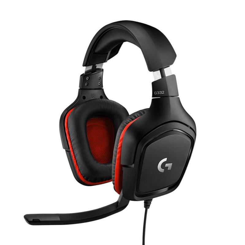 Logitech G 332 Wired Gaming Headset, Black