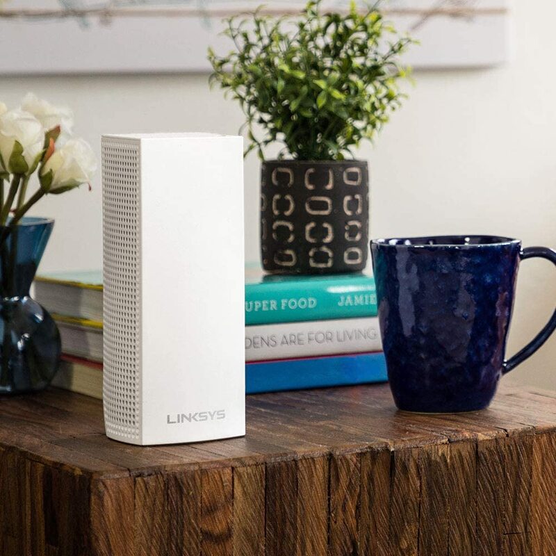 Linksys WHW0302 Velop Tri-Band Whole Home Mesh WiFi System, 2 Pack, White