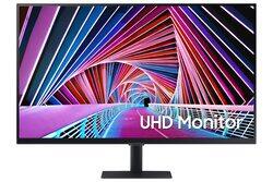 Samsung 32-inch UHD Monitor with Intelligent Eye Care, LS32A700NWMXUE, Black