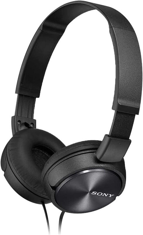 

Sony Wired Over-Ear Folding Headphone, MDR-ZX310AP, Black