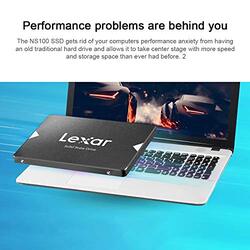 Lexar 256GB NS100/s SSD High Speed SATA + SSD, Multicolour