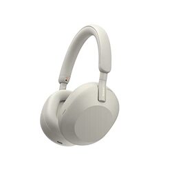Sony WH-1000XM5 Wireless Over-Ear Noise Cancelling Headphones with Mic, Silver