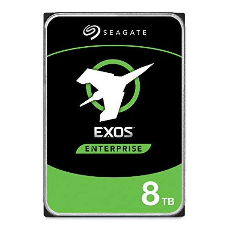 

Seagate 8TB 3.5" Exos 7E8 Enterprise Internal Hard Drive SATA for Business and Data Centre, ST8000NM000A, Multicolour