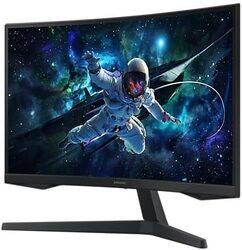 Samsung Odyssey G5 G55C Curved Monitor, 27" QHD VA Display, 165Hz Refresh Rate, 1ms (MPRT) Response Time, 1000R Curvature, AMD FreeSync Technology, Black , LS27CG552EMXUE