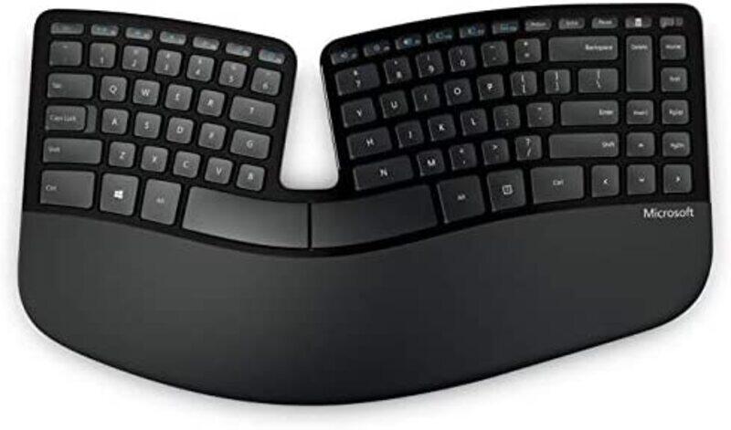 

Microsoft Sculpt Ergonomic Desktop Wireless English Keyboard and Mouse Set, Black