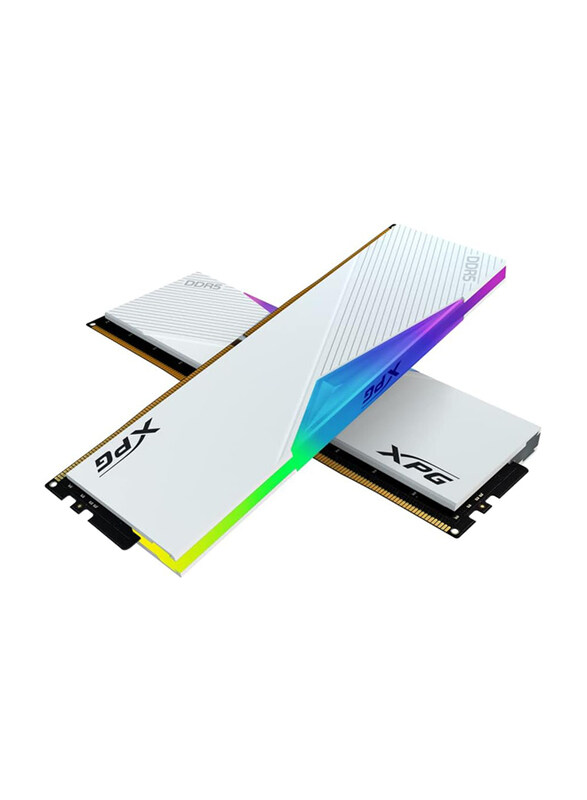 

N/a Xpg Lancer DDR5 RGB 7200MHz 16GB UDIMM 288-Pins Desktop SDRAM DDR5 Dual Channel RAM for PC, 2 Pieces, White