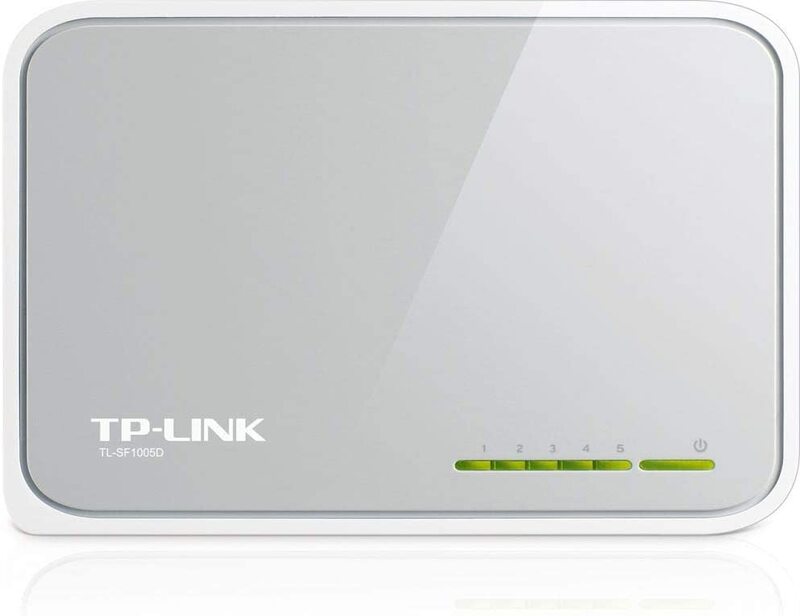 TP-Link 5-Port 10/100Mbps Desktop Switch, TL-SF1005D, White