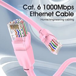 Vention 1-Meter IBE Series Cat6 UTP Patch Cable, RJ45 Male to RJ45, Pink