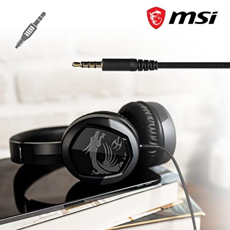 MSI Immerse GH30 V2 Gaming Headset, Black