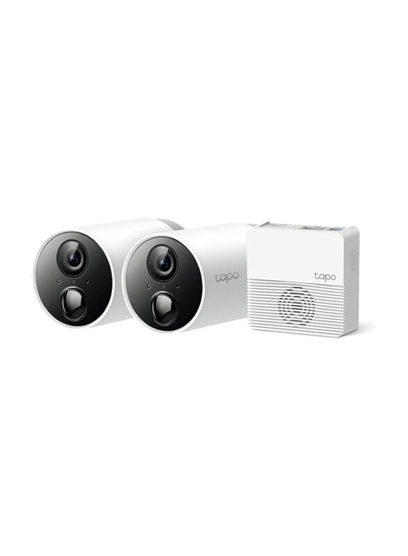 

Tapo C400S2 Smart Wire-Free Security Camera System, 2 Pieces, White