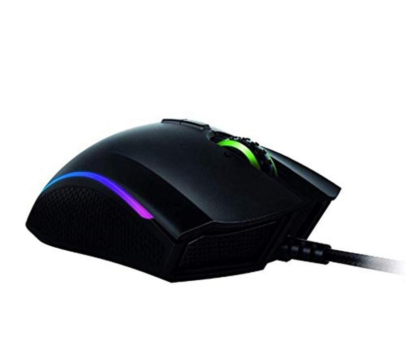 Razer Mamba Elite Wired Optical Sensor Gaming Mouse, Black