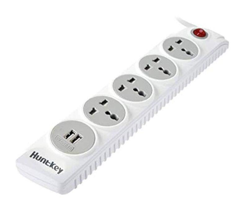 Huntkey 3-Meter Power Strip, SZN507, White