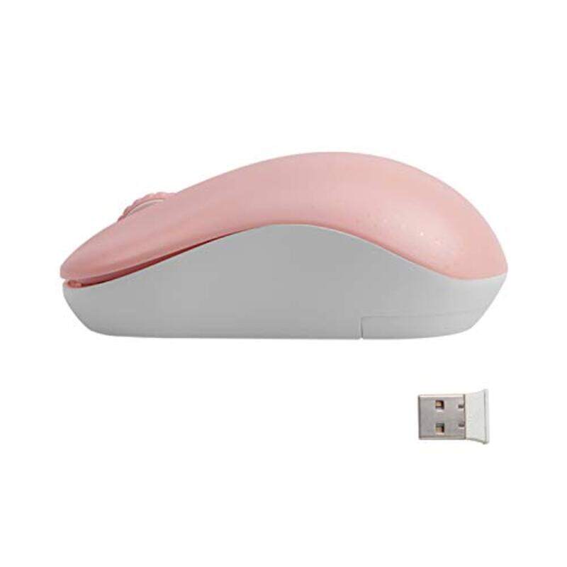 Meetion R545 Wireless Optical Mouse, Pink