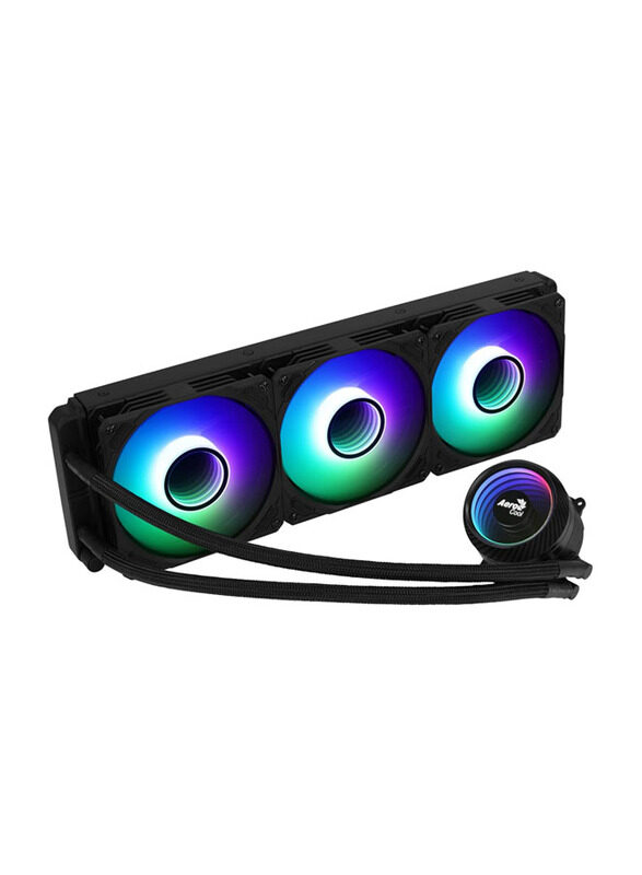 

PC Aerocool MIRAGEL360 CPU Liquid Cooling, 3 x Fans 12 cm ARGB, TDP 550W, Black