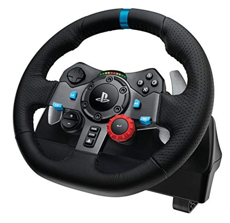 Logitech G29 Driving Force Racing Wheel for PlayStation PS4/PS3 & PC, Black