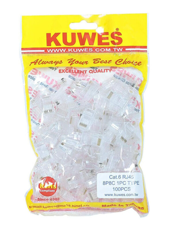 

Kuwes Cable Connectors, Clear