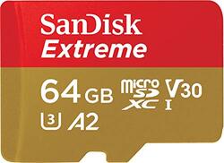 Sandisk 64 GB Extreme microSD Memory Card