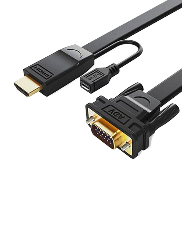 

Ugreen 1.5-Meter VGA Cable, HDMI to VGA for Display Devices, Black