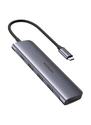 Ugreen 5-in-1 USB Hub, Grey