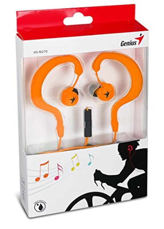Genius Wired In-Ear Headset, Hs-M270, Orange