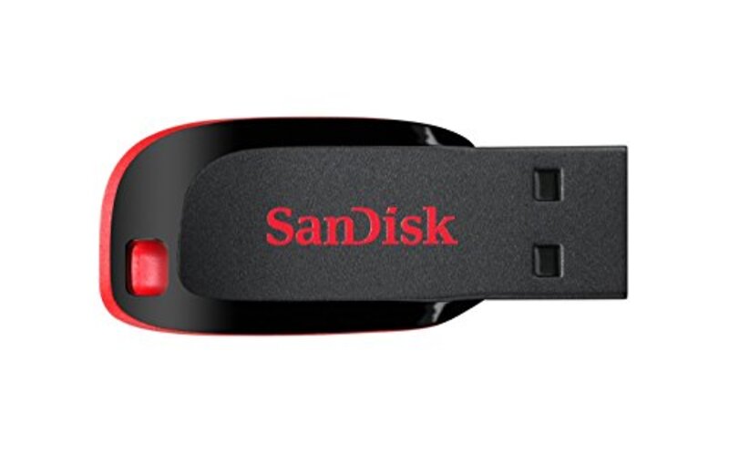 Sandisk 128 GB Cruzer Blade USB Flash Drive, Black