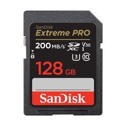 SanDisk 128GB Extreme Pro SDXC UHS I Memory Card