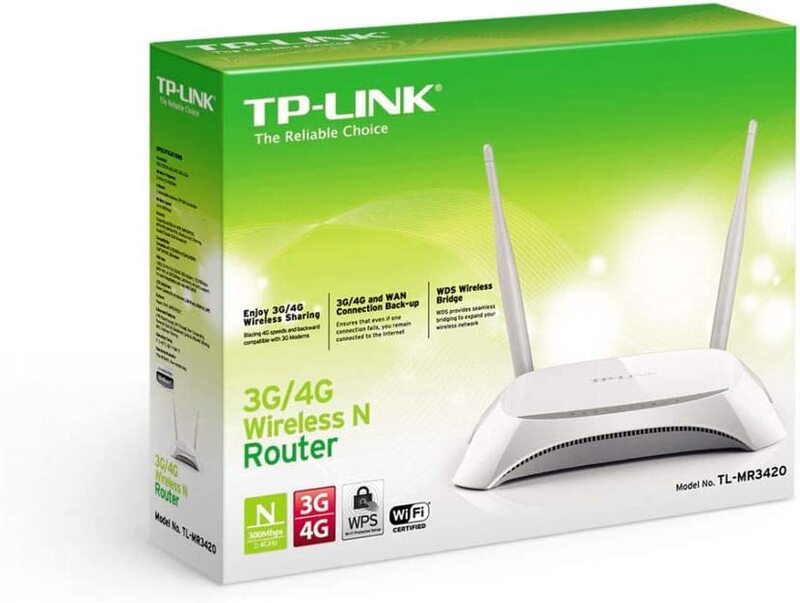 

TP-Link TL-MR3420 3G/4G Wireless N Router, White