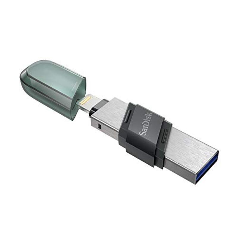 SanDisk 128GB Ixpand USB 3.0 Flash Drive, Grey