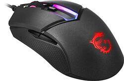 MSI Clutch Gm30 6200 Dpi Adjustable Omron Switch Wired Gaming Mouse, Black