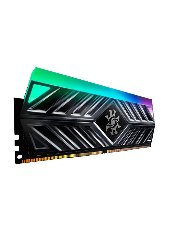 

Multiple Xpg SPECTRIX D41 8GB(8GBX1) DDR4 4133Mhz RGB Grey Memory, Black