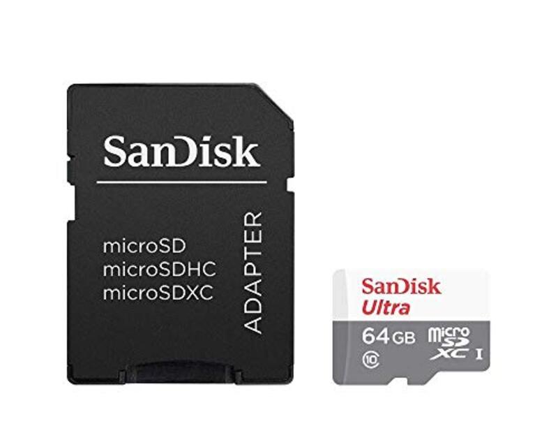 SanDisk 64GB Class 10 Ultra Android Micro SDXC Memory Card with SD Adapter