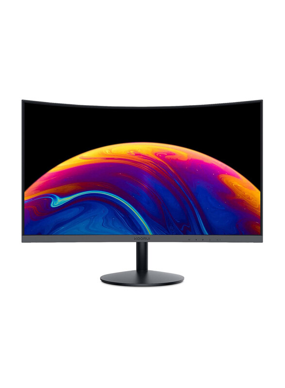 

Koorui 23.6 Inch Curved LED FHD Monitor with VA Panel, HDMI & VGA Ports, Black