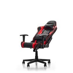 DXRacer Prince Series P132 Gaming Chair, 1D Armrests with Soft Surface, Black  Red